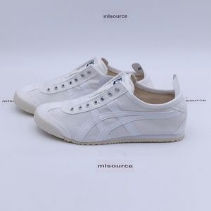 NEW Onitsuka Tiger Mexico 66 Slip-On Sneakers D528N White